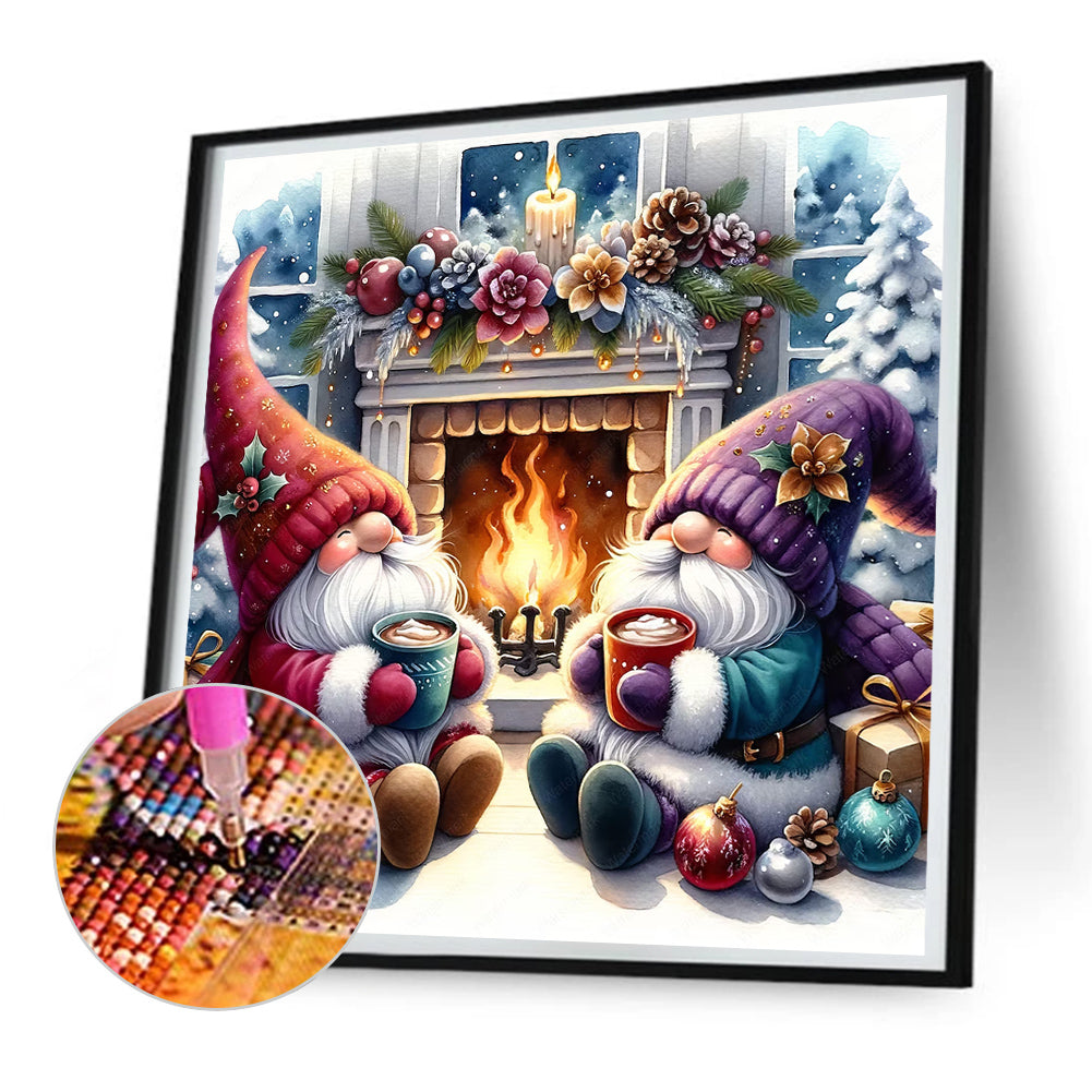 Goblin At The Hearth - Full Round Drill Diamond Painting 30*30CM