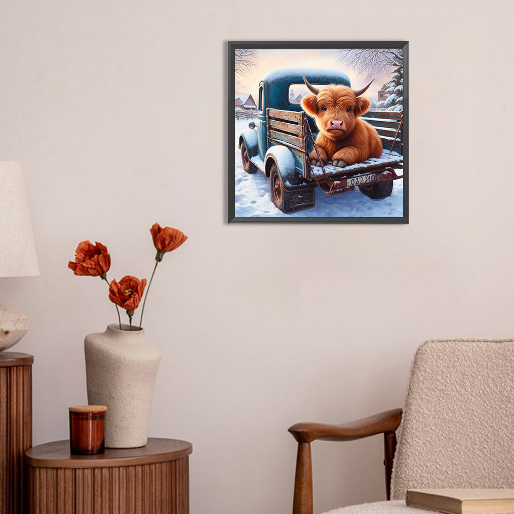 Calf - Full Round Drill Diamond Painting 30*30CM