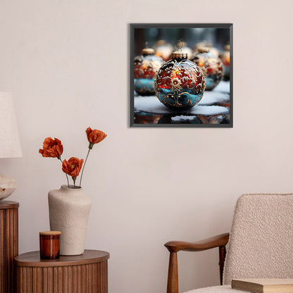 Winter Snow Scene - Full Round Drill Diamond Painting 30*30CM
