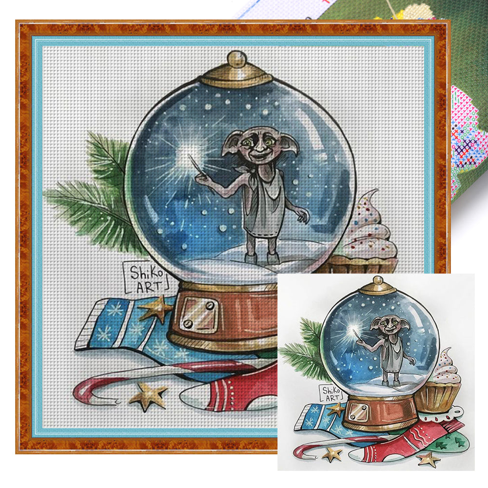 Harry Potter Crystal Ball - 11CT Stamped Cross Stitch 50*50CM(Joy Sunday)