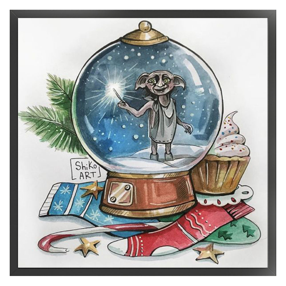 Harry Potter Crystal Ball - 11CT Stamped Cross Stitch 50*50CM(Joy Sunday)