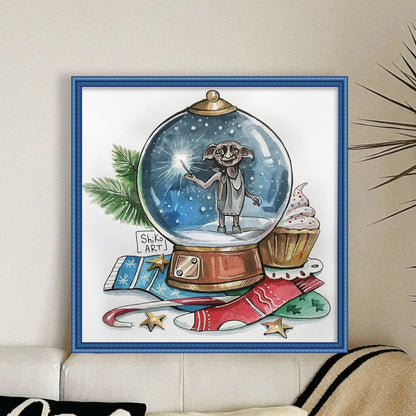 Harry Potter Crystal Ball - 11CT Stamped Cross Stitch 50*50CM(Joy Sunday)