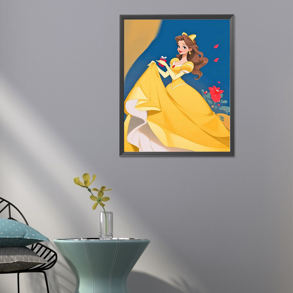 Princess Belle - Full Round Drill Diamond Painting 40*50CM