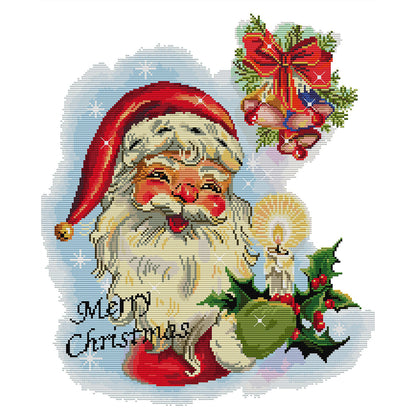 Santa Claus Twelve - 14CT Stamped Cross Stitch 40*47CM