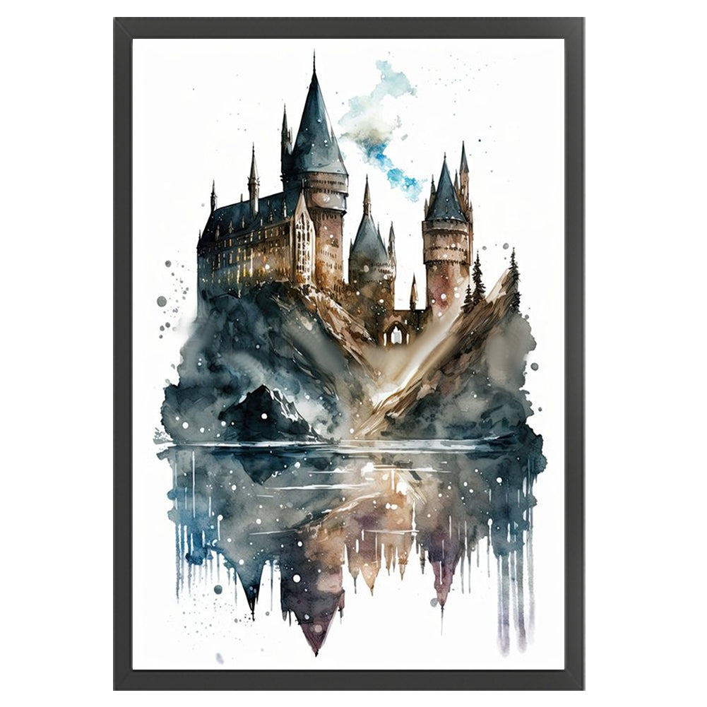 Harry Potter Castle - 11CT Stamped Cross Stitch 50*73CM(Joy Sunday)