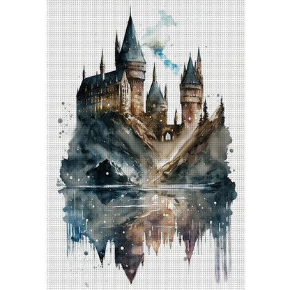 Harry Potter Castle - 11CT Stamped Cross Stitch 50*73CM(Joy Sunday)