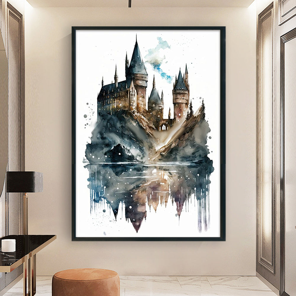 Harry Potter Castle - 11CT Stamped Cross Stitch 50*73CM(Joy Sunday)