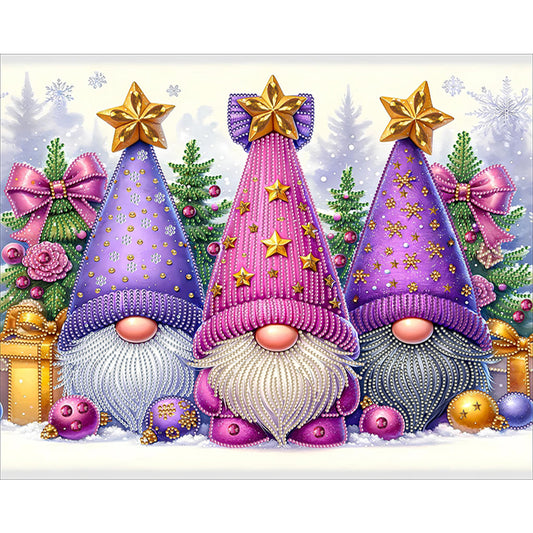 Goblin Gnome¡¤Purple - Special Shaped Drill Diamond Painting 40*50CM