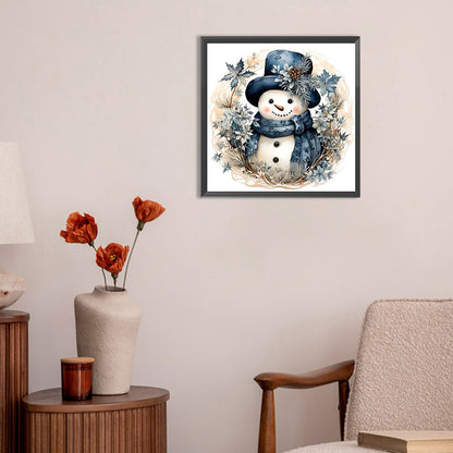 Snowman - Full Round Drill Diamond Painting 30*30CM