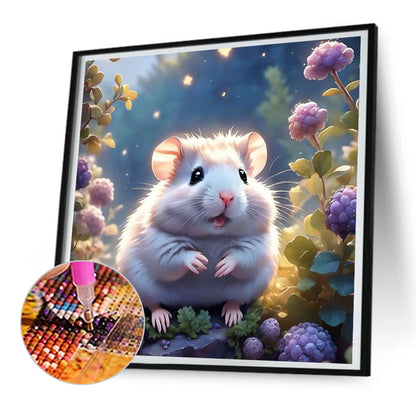 Little Hamster In The Forest - Full Round Drill Diamond Painting 30*30CM