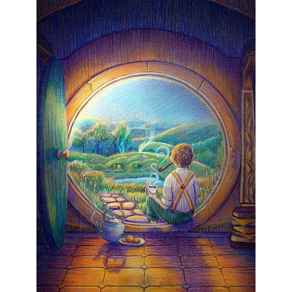 Little Boy - Full Round Drill Diamond Painting 30*40CM