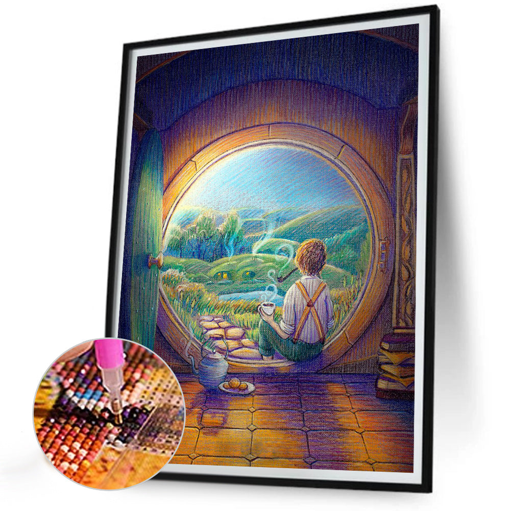 Little Boy - Full Round Drill Diamond Painting 30*40CM