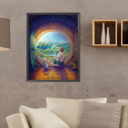 Little Boy - Full Round Drill Diamond Painting 30*40CM