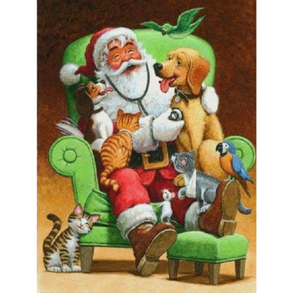 Santa Claus - Full Square Drill Diamond Painting 30*40CM