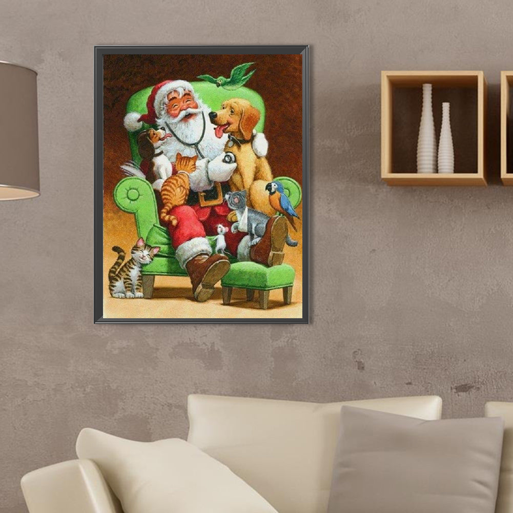 Santa Claus - Full Square Drill Diamond Painting 30*40CM