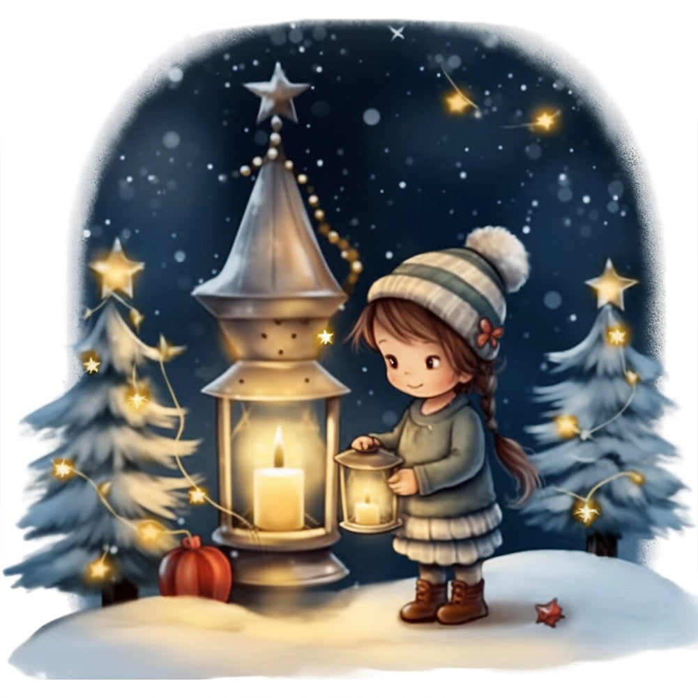 Guardian And Lighthouse - Full Round Drill Diamond Painting 30*30CM