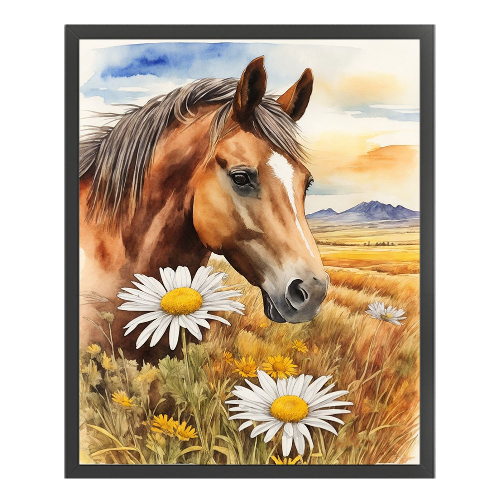 Horse - 11CT Stamped Cross Stitch 40*50CM