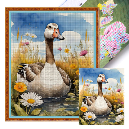 Duck - 11CT Stamped Cross Stitch 40*50CM