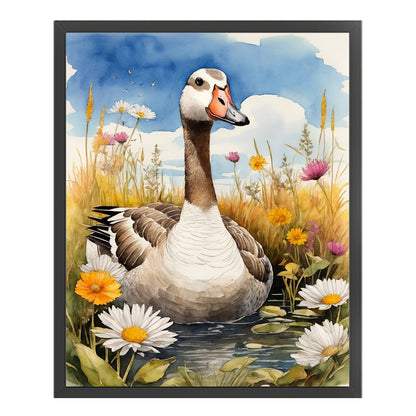 Duck - 11CT Stamped Cross Stitch 40*50CM