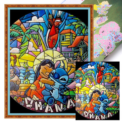 Cartoon - 11CT Stamped Cross Stitch 50*65CM