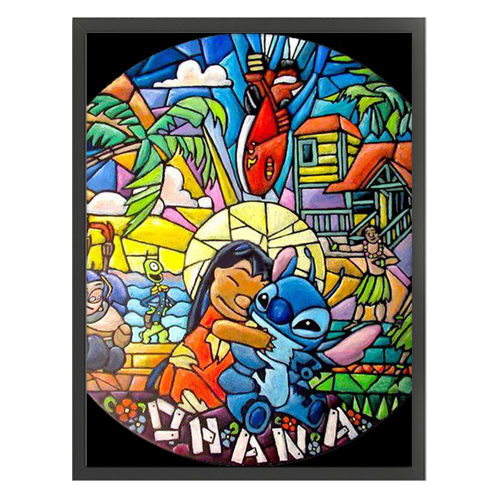 Cartoon - 11CT Stamped Cross Stitch 50*65CM