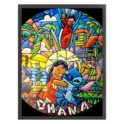 Cartoon - 11CT Stamped Cross Stitch 50*65CM