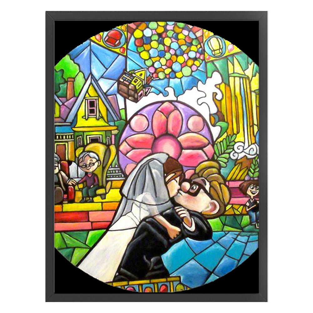 Cartoon - 11CT Stamped Cross Stitch 50*65CM