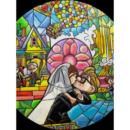 Cartoon - 11CT Stamped Cross Stitch 50*65CM