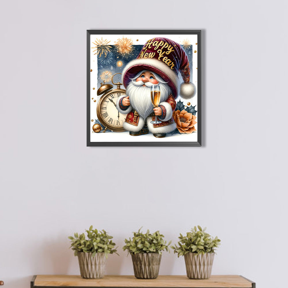 New Year'S Eve Goblin - Full AB Round Drill Diamond Painting 40*40CM