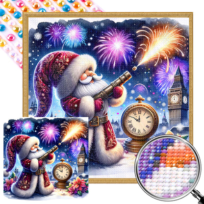 New Year'S Eve Goblin - Full AB Round Drill Diamond Painting 40*40CM