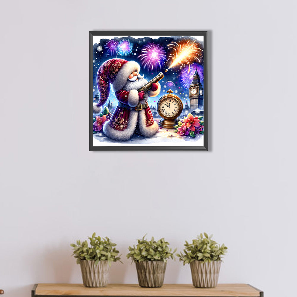 New Year'S Eve Goblin - Full AB Round Drill Diamond Painting 40*40CM