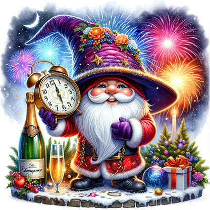 New Year'S Eve Goblin - Full AB Round Drill Diamond Painting 40*40CM