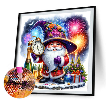 New Year'S Eve Goblin - Full AB Round Drill Diamond Painting 40*40CM