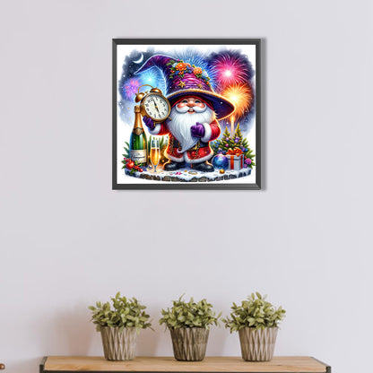 New Year'S Eve Goblin - Full AB Round Drill Diamond Painting 40*40CM