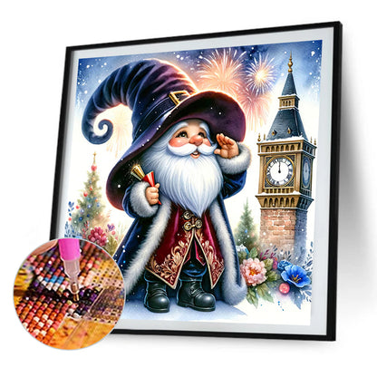 New Year'S Eve Goblin - Full AB Round Drill Diamond Painting 40*40CM