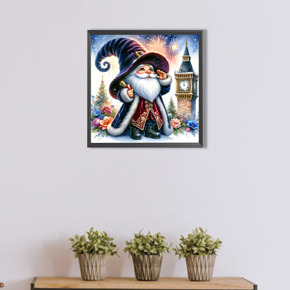 New Year'S Eve Goblin - Full AB Round Drill Diamond Painting 40*40CM