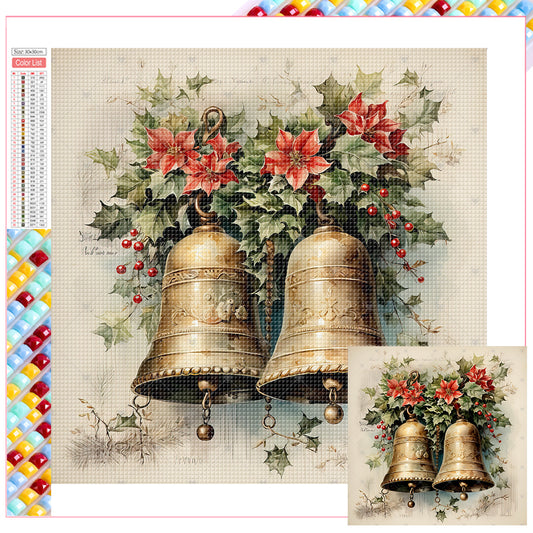 Christmas Bells - Full Square Drill Diamond Painting 30*30CM