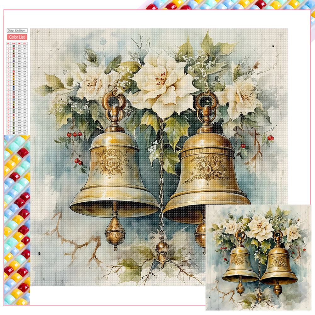 Christmas Bells - Full Square Drill Diamond Painting 30*30CM