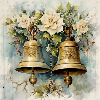 Christmas Bells - Full Square Drill Diamond Painting 30*30CM