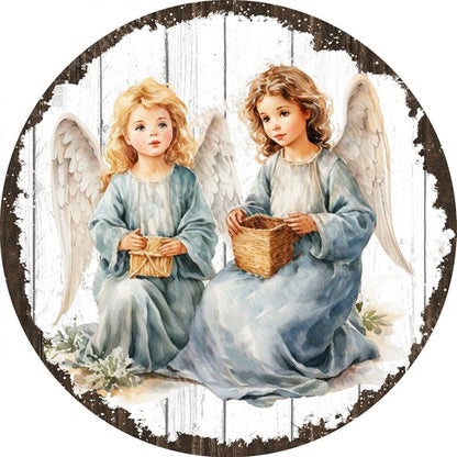 Angel Girl - 11CT Stamped Cross Stitch 50*50CM