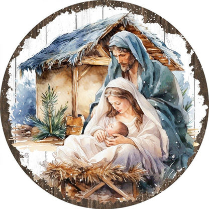 Nativity - 11CT Stamped Cross Stitch 50*50CM