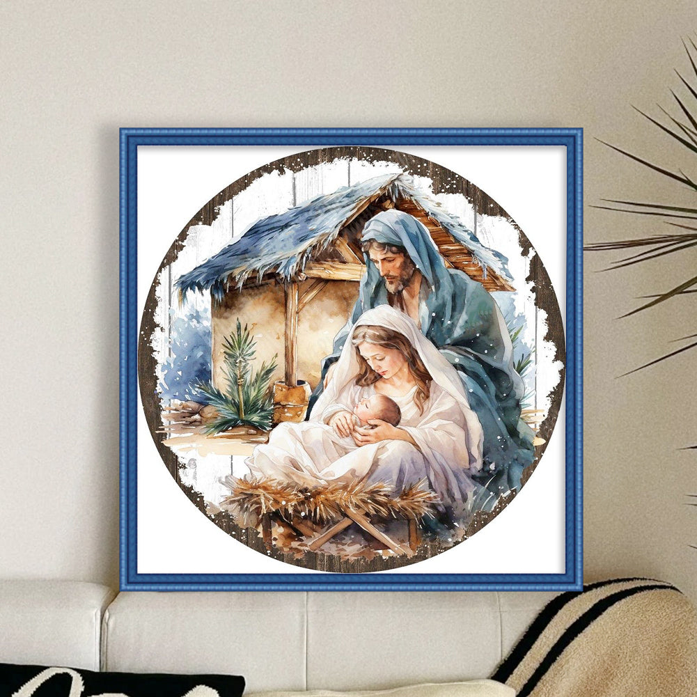 Nativity - 11CT Stamped Cross Stitch 50*50CM