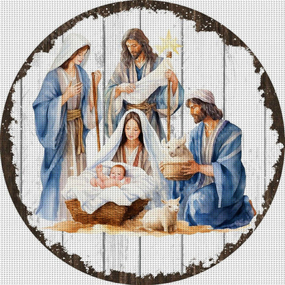 Nativity - 11CT Stamped Cross Stitch 50*50CM