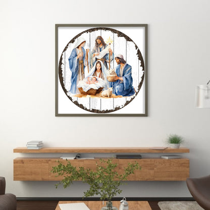 Nativity - 11CT Stamped Cross Stitch 50*50CM