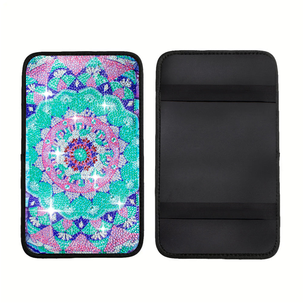 Mandala Diamond Painting Car Non-Slip Pad Diamond Painting Car Armrest Box Mat