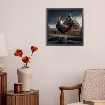 Rooster - Full Round Drill Diamond Painting 30*30CM