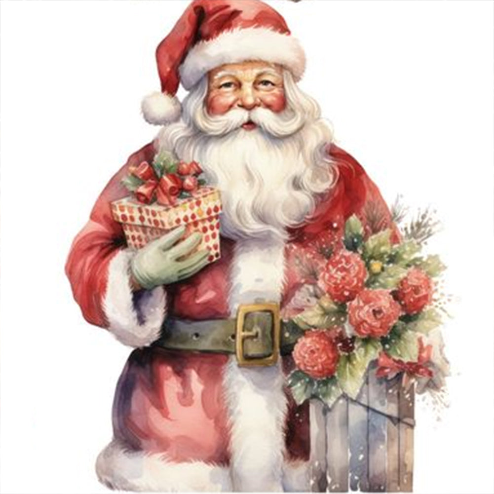 Santa Claus - Full Round Drill Diamond Painting 30*30CM