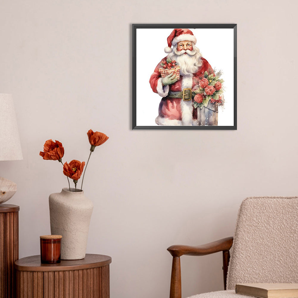 Santa Claus - Full Round Drill Diamond Painting 30*30CM