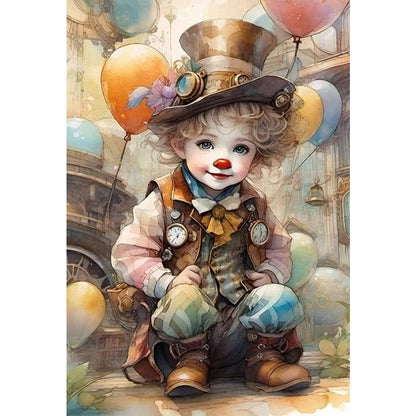 Clown - Full Square Drill Diamond Painting 50*70CM