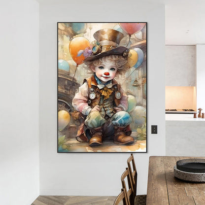 Clown - Full Square Drill Diamond Painting 50*70CM